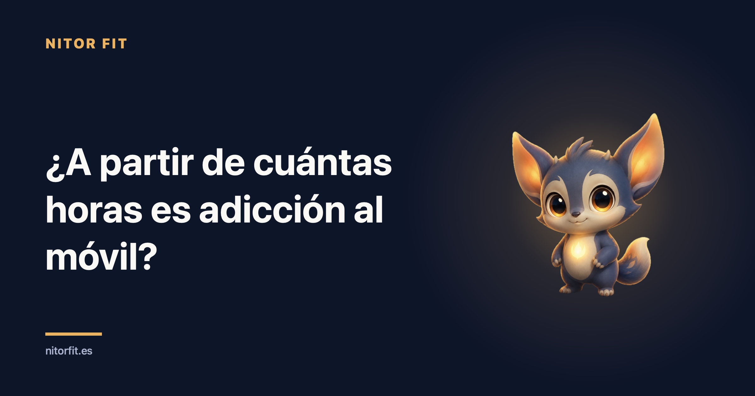 ¿A partir de cuántas horas se considera adicción al móvil?